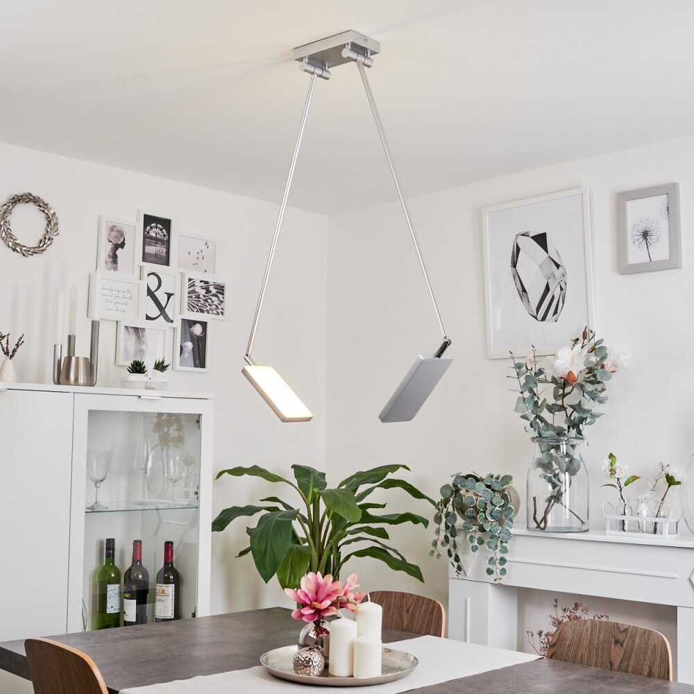 Anneau Deckenleuchte LED Chrom, Silber, 2-flammig main product photo