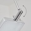 Anneau Deckenleuchte LED Chrom, Silber, 2-flammig