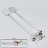 Anneau Deckenleuchte LED Chrom, Silber, 2-flammig
