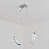 Anneau Deckenleuchte LED Chrom, Silber, 2-flammig