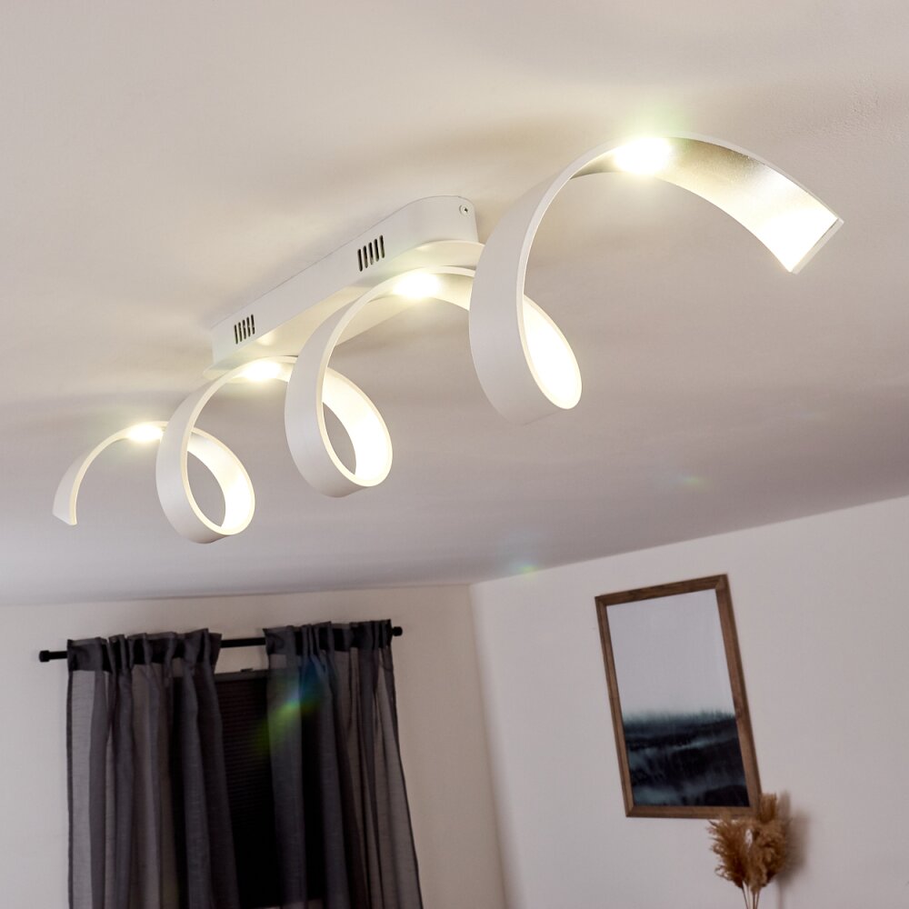 Rezat Deckenleuchte LED Weiß, 1-flammig main product photo