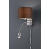 Trio Leuchten HOTEL Wandleuchte LED Chrom, Nickel-Matt, 2-flammig