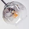 Ripoll Deckenleuchte Glas 15cm Bernsteinfarben, Klar, Rauchfarben, 6-flammig