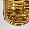 Koyoto Wandleuchte Glas 15 cm Blau, Gold, Grün, 3-flammig