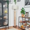 Soungou Stehleuchte 38 cm Naturfarben, Schwarz, 1-flammig