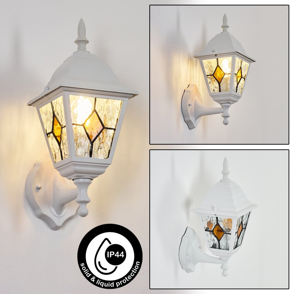 Naofe Außenwandleuchte Weiß, 1-flammig main product photo