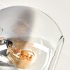 Koyoto Deckenleuchte Glas 15 cm Bernsteinfarben, Klar, Rauchfarben, 10-flammig
