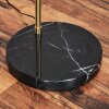Bassagoda Stehleuchte 40 cm Messing, Schwarz, 1-flammig