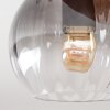 Koyoto Deckenleuchte Glas 15 cm Naturfarben, Schwarz, 3-flammig
