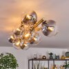 Gastor Deckenleuchte Glas 15 cm Gold, Schwarz, 10-flammig