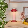 Laken Tischleuchte LED Rot, 1-flammig