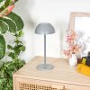 Laken Tischleuchte LED Grau, 1-flammig