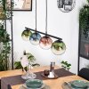 Gastor Pendelleuchte Glas 15 cm Blau, Grün, Klar, Kupferfarben, 4-flammig