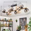 Koyoto Deckenleuchte Glas 15 cm Gold, Schwarz, 10-flammig