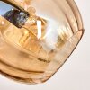 Koyoto Deckenleuchte Glas 15 cm Gold, Schwarz, 10-flammig