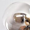 Gastor Deckenleuchte Glas 15 cm Gold, Schwarz, 10-flammig