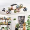 Gastor Deckenleuchte Glas 15 cm Gold, Schwarz, 10-flammig