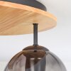Koyoto Deckenleuchte Glas 15 cm Naturfarben, Schwarz, 3-flammig