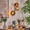 Koyoto Wandleuchte Glas 15 cm Gold, Klar, Kupferfarben, Rauchfarben, 3-flammig