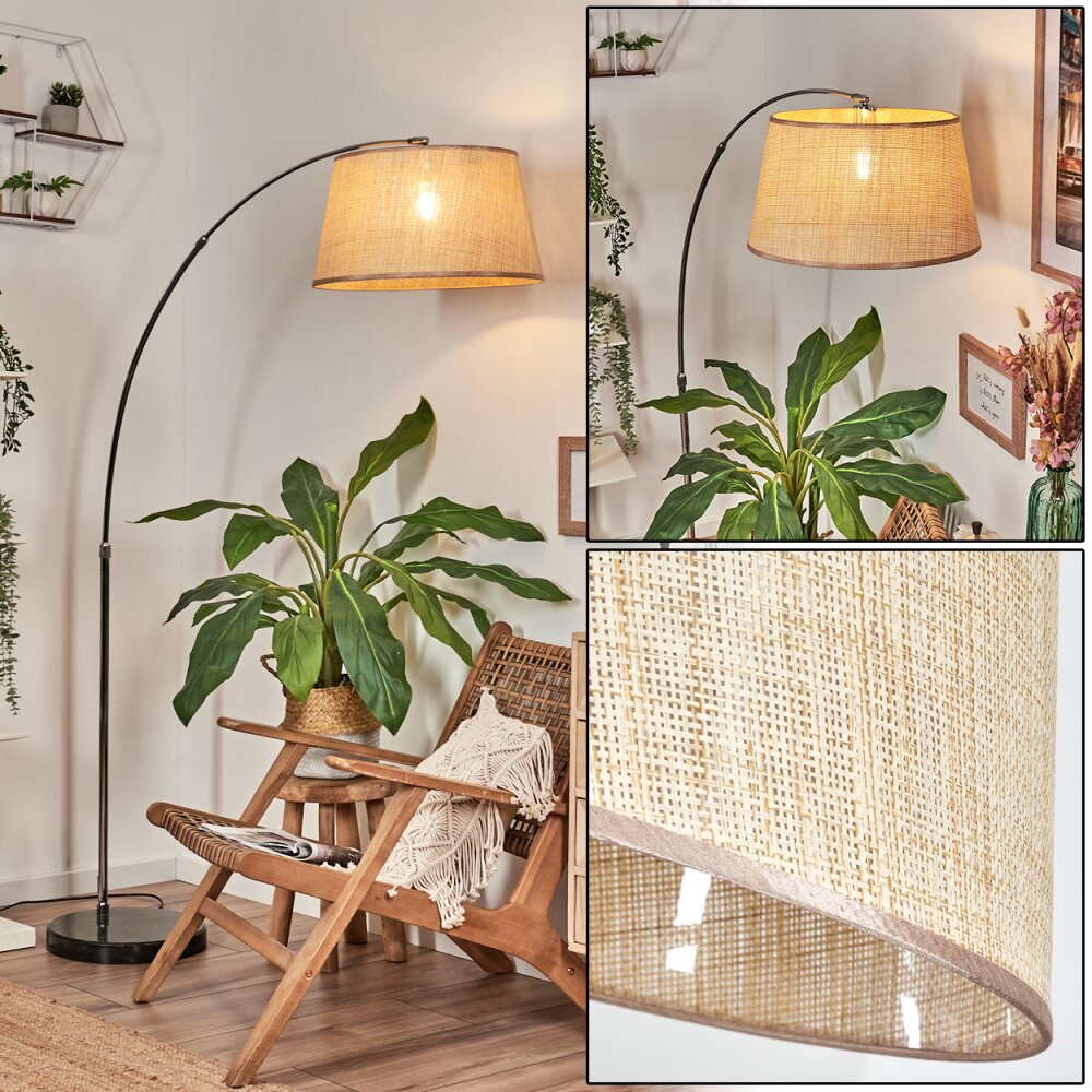 Sabadim Stehleuchte 45 cm Chrom, Schwarz, 1-flammig main product photo