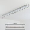 Ilena Deckenleuchte LED Grau, 1-flammig