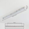 Ilena Deckenleuchte LED Grau, 1-flammig