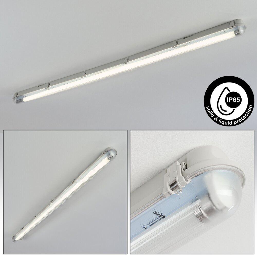 Ilena Deckenleuchte LED Grau, 1-flammig main product photo