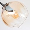 Koyoto Deckenleuchte Glas 15 cm Bernsteinfarben, Klar, Rauchfarben, 3-flammig