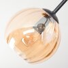 Koyoto Deckenleuchte Glas 15 cm Bernsteinfarben, Klar, Rauchfarben, 3-flammig