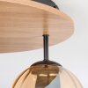 Koyoto Deckenleuchte Glas 15 cm Naturfarben, Schwarz, 3-flammig