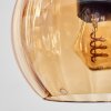 Koyoto Hängeleuchte Glas 15 cm, 20 cm Bernsteinfarben, Klar, Rauchfarben, 6-flammig