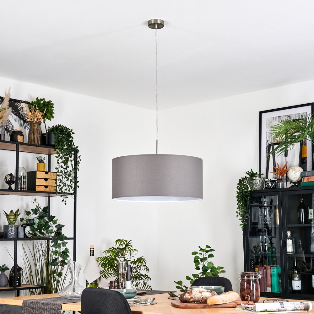 Pilaru Hängeleuchte Chrom, Nickel-Matt, 1-flammig