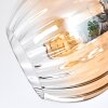 Koyoto Deckenleuchte Glas 15 cm Bernsteinfarben, Klar, Rauchfarben, 8-flammig