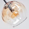 Koyoto Deckenleuchte Glas 15 cm Bernsteinfarben, Klar, Rauchfarben, 6-flammig