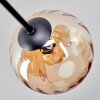 Koyoto Deckenleuchte Glas 15 cm Bernsteinfarben, Rauchfarben, 6-flammig