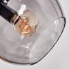 Koyoto Deckenleuchte Glas 15 cm Bernsteinfarben, Rauchfarben, 6-flammig