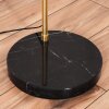 Sabadim Stehleuchte 45 cm Messing, Schwarz, 1-flammig