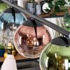 Gastor Pendelleuchte Glas 15 cm Blau, Grün, Klar, Kupferfarben, 4-flammig