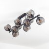 Koyoto Deckenleuchte Glas 15 cm Rauchfarben, 10-flammig