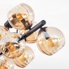 Koyoto Deckenleuchte Glas 15 cm Bernsteinfarben, 10-flammig