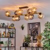 Koyoto Deckenleuchte Glas 15 cm Gold, Schwarz, 10-flammig Koyoto Deckenleuchte Glas 15 cm Gold, Schwarz, 10-flammig