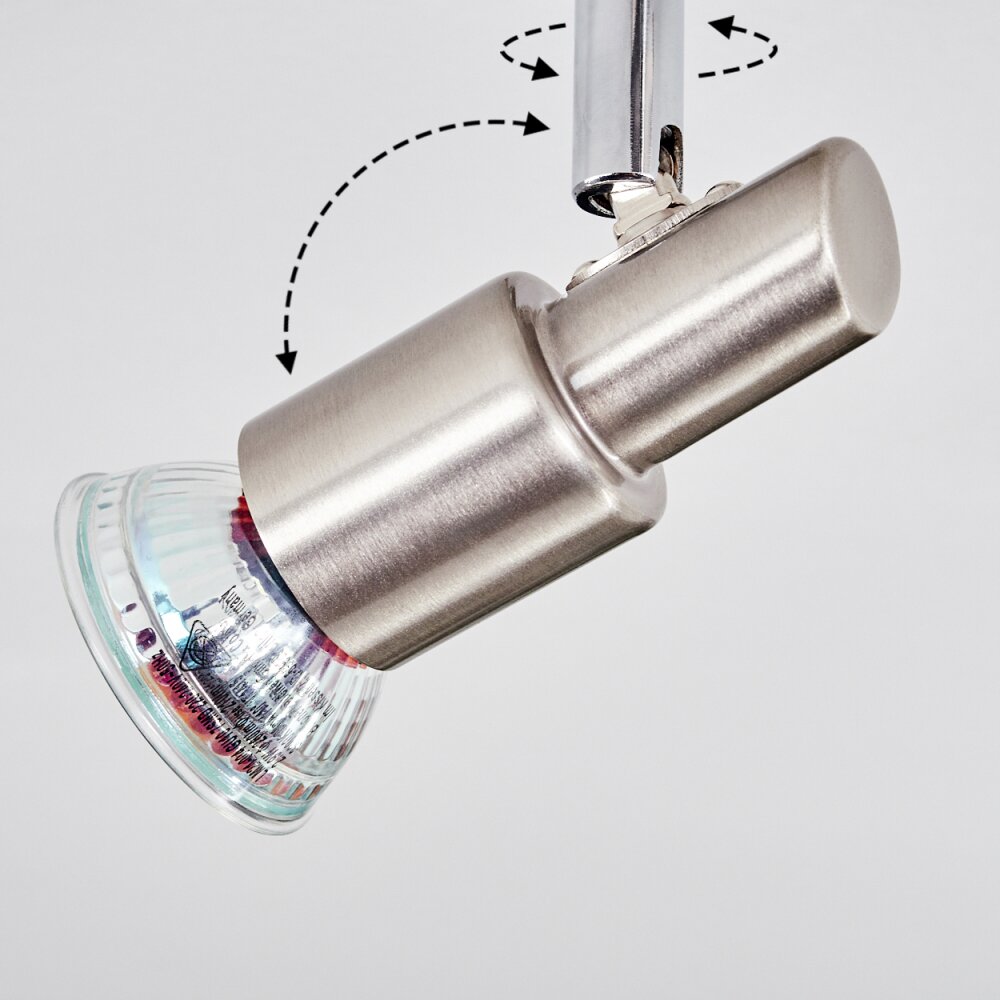 Firan Deckenleuchte LED Nickel-Matt, 2-flammig