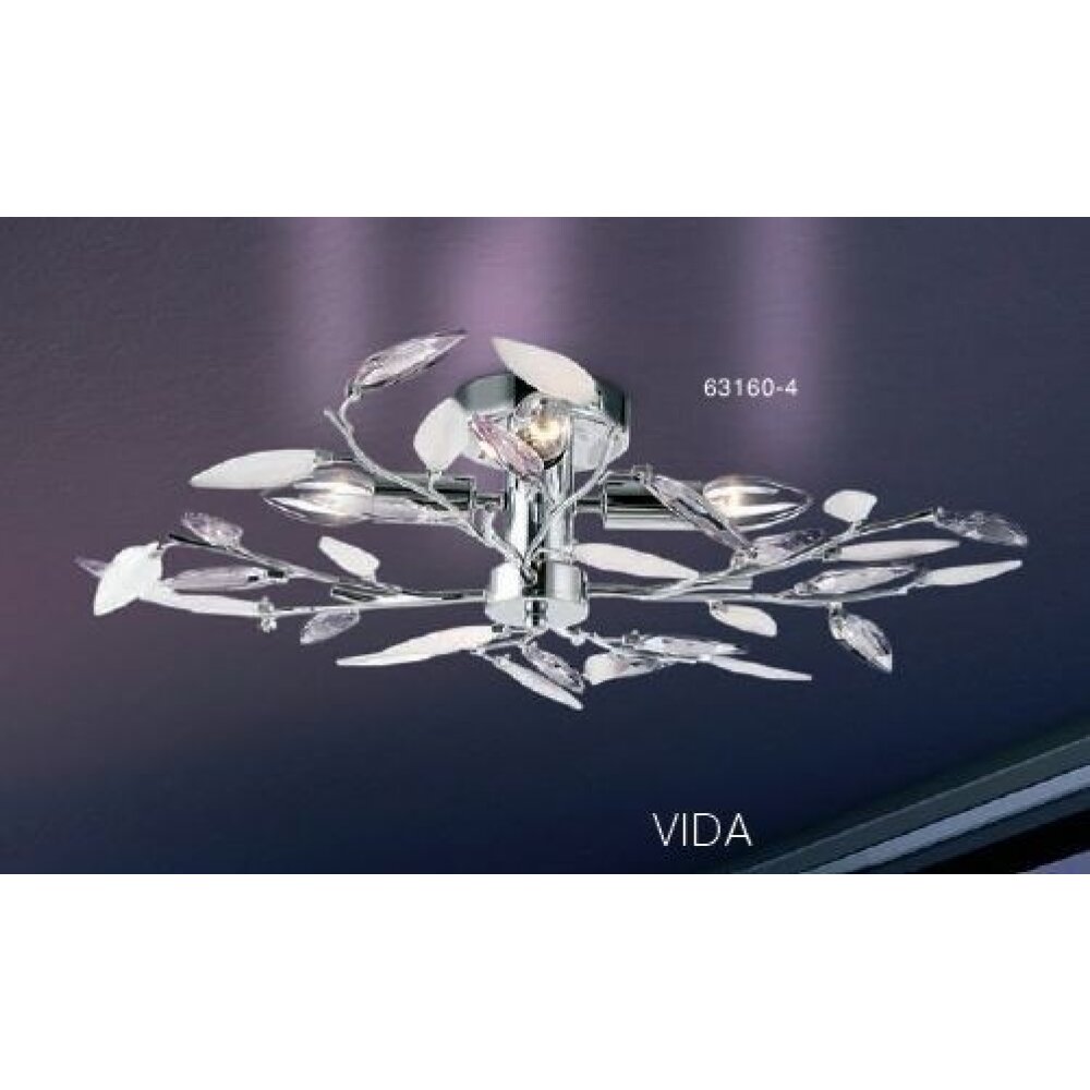 Globo VIDA Deckenleuchte Chrom, 4-flammig main product photo