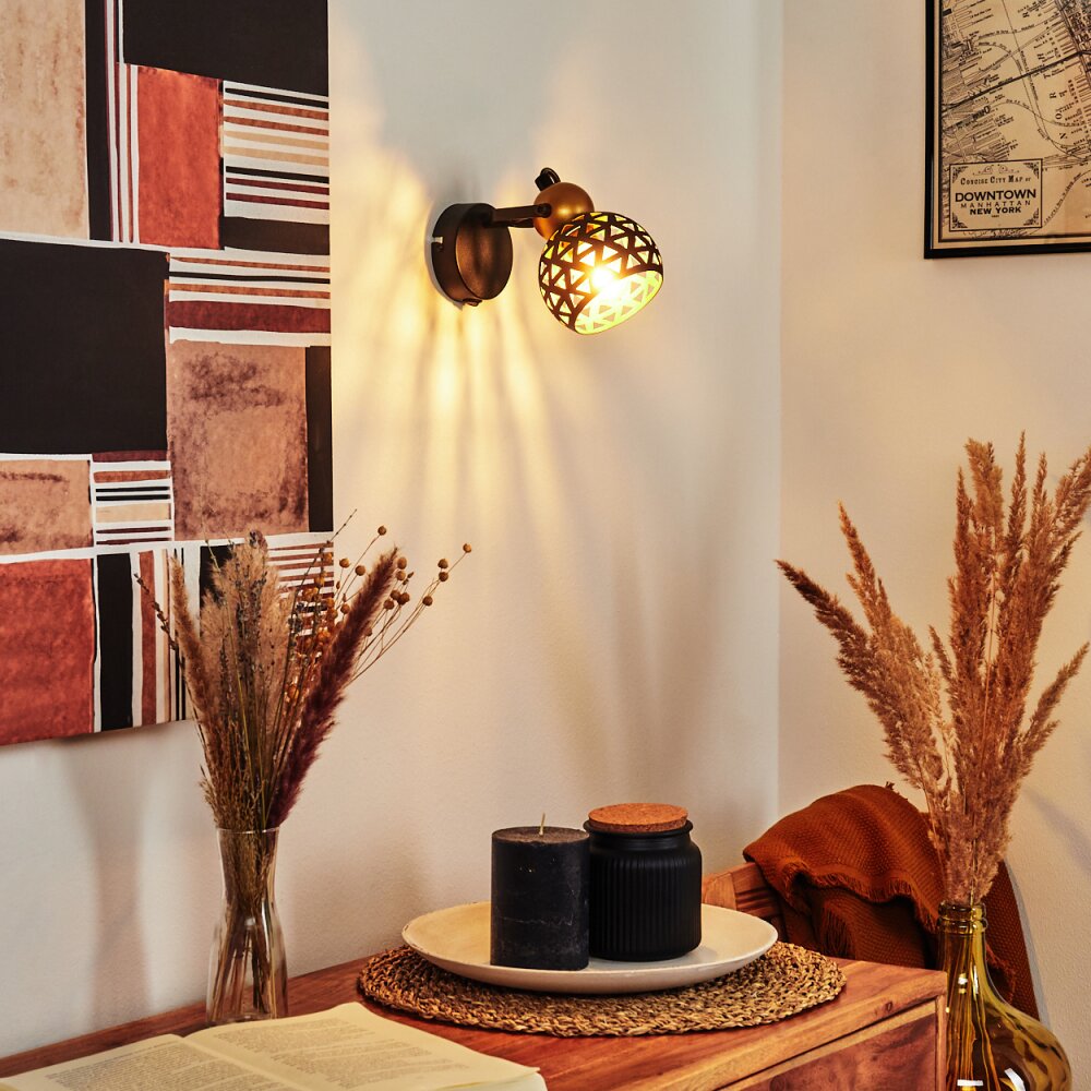 Gomsrud Wandleuchte Schwarz, 1-flammig main product photo