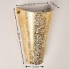 Zera Wandleuchte Gold, 1-flammig
