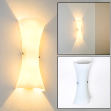 Wandleuchte Zimbo Chrom, 2-flammig