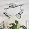 Morges Deckenleuchte LED Chrom, 2-flammig