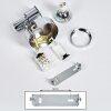 Morges Deckenleuchte LED Chrom, 1-flammig