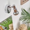 Morges Wandleuchte LED Chrom, 1-flammig