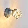 Covane Wandleuchte LED Grau, 1-flammig